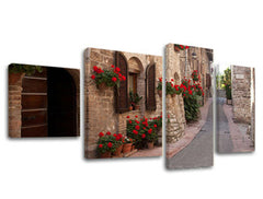 Η εικόνα σε καμβά 4 μέρη CITY ME039E40