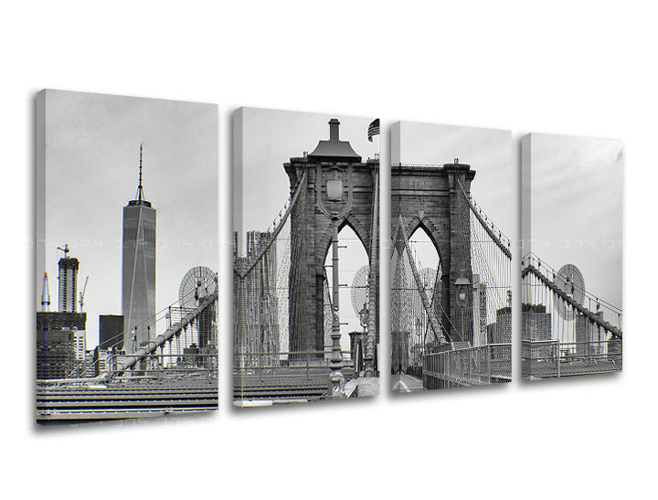 Ζωγραφική τοίχου 4 τμημάτων CITY / NEW YORK ME114E41