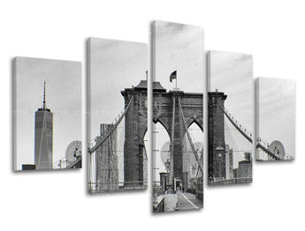 Ζωγραφική τοίχου 5 τμημάτων CITY / NEW YORK ME114E50