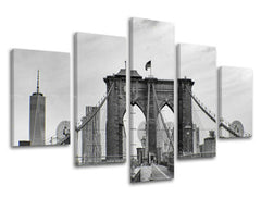 Ζωγραφική τοίχου 5 τμημάτων CITY / NEW YORK ME114E50