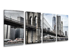 Ζωγραφική τοίχου 4 τμημάτων CITY / NEW YORK ME115E41