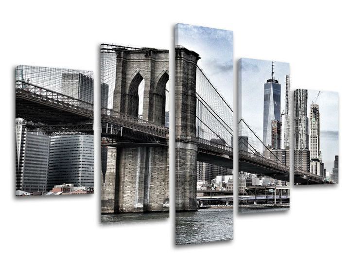 Ζωγραφική τοίχου 5 τμημάτων CITY / NEW YORK ME115E50