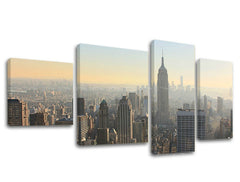 Ζωγραφική τοίχου 4 τμημάτων CITY / NEW YORK ME117E40