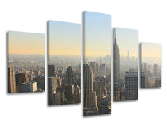Ζωγραφική τοίχου 5 τμημάτων CITY / NEW YORK ME117E50