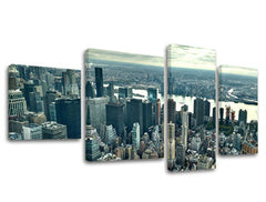 Ζωγραφική τοίχου 4 τμημάτων CITY / NEW YORK ME118E40