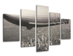 Ζωγραφική τοίχου 5 τμημάτων CITY / NEW YORK ME119E50