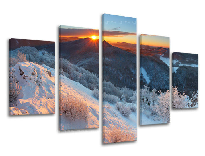 Ζωγραφική τοίχου 5 μέρη ΣΛΟΒΑΚΙΑ SK007E50