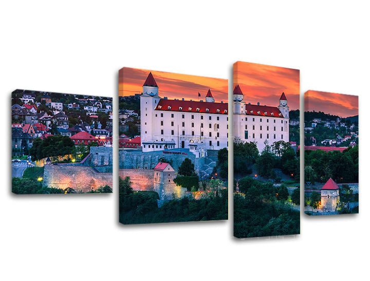 Ζωγραφική καμβά 4 μέρη SLOVAKIA SK009E40