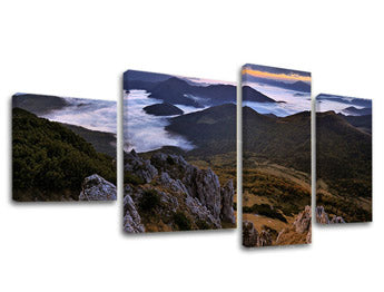 Η εικόνα σε καμβά 4 μέρη SLOVAKIA SK012E40