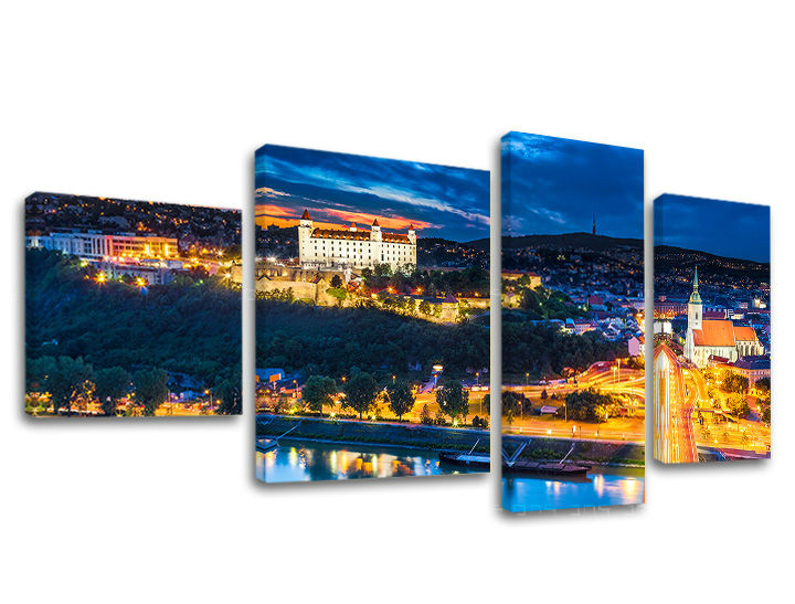 Η εικόνα σε καμβά 4 μέρη SLOVAKIA SK018E40