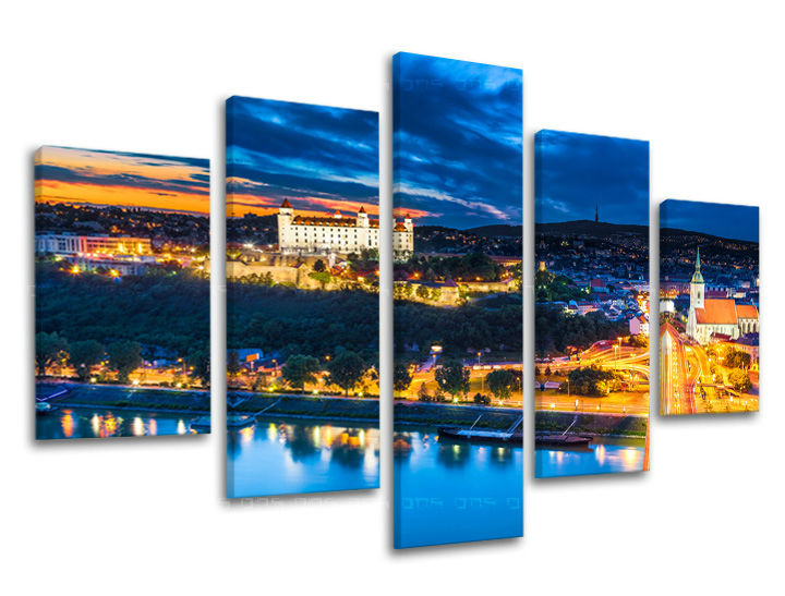 Ζωγραφική τοίχου 5 μέρη ΣΛΟΒΑΚΙΑ SK018E50