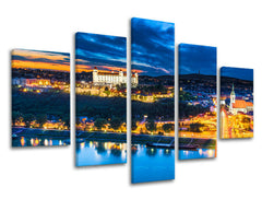 Ζωγραφική τοίχου 5 μέρη ΣΛΟΒΑΚΙΑ SK018E50