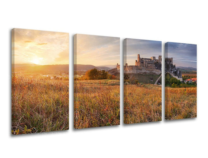 Ζωγραφική τοίχου 4 μέρη SLOVAKIA