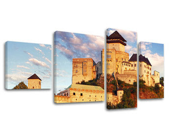 Ζωγραφική καμβά 4 μέρη SLOVAKIA SK025E40