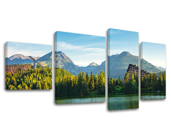 Η εικόνα σε καμβά 4 μέρη SLOVAKIA SK026E40