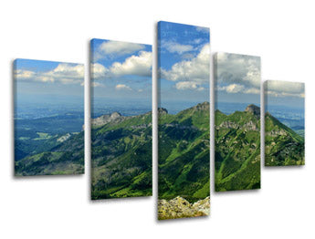 Ζωγραφική τοίχου 5 τμημάτων SLOVAKIA / TATRY SK033E50