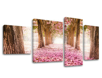 Η εικόνα σε καμβά 4 μέρη ΔΕΝΔΡΑ ST008E40