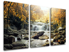 Ζωγραφική τοίχου 3 μέρη WATERFALLS VO004E30