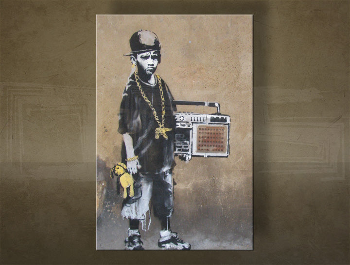 Εκτύπωση σε καμβά Street ART – Banksy | διάφορα μεγέθη