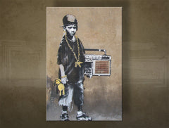 Εκτύπωση σε καμβά Street ART – Banksy | διάφορα μεγέθη