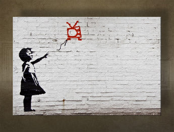 Η εικόνα σε καμβά 1 κομμάτι Street ART - Banksy