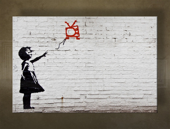 Εκτύπωση σε καμβά Street ART – Banksy | διάφορα μεγέθη