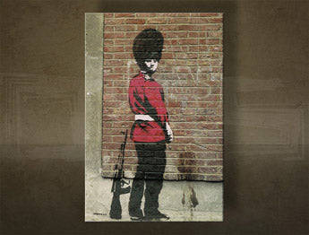 Η εικόνα σε καμβά 1 κομμάτι Street ART - Banksy