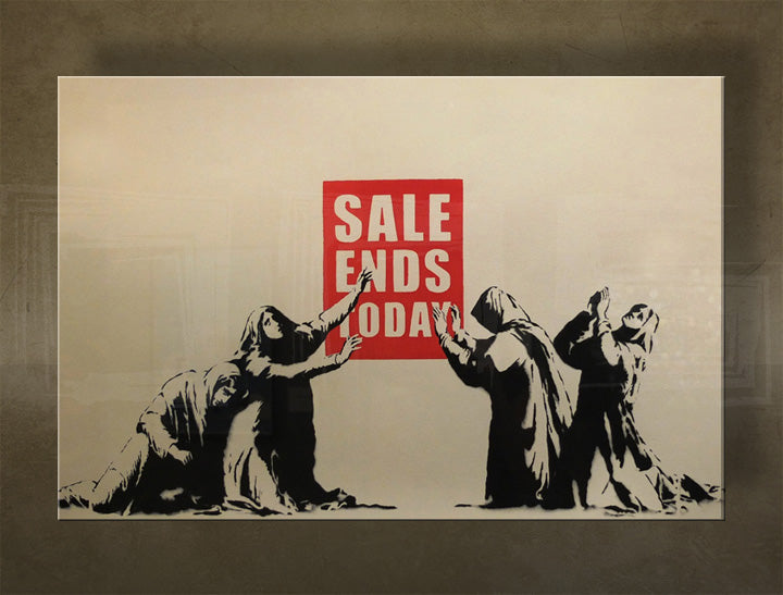 Εκτύπωση σε καμβά Street ART – Banksy | διάφορα μεγέθη