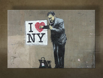 Η εικόνα σε καμβά 1 κομμάτι Street ART - Banksy
