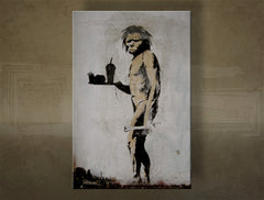 Η εικόνα σε καμβά 1 κομμάτι Street ART - Banksy