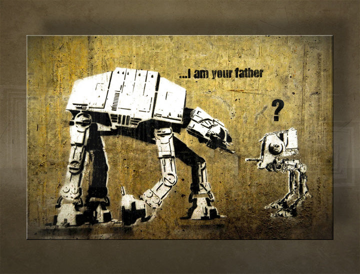 Η εικόνα σε καμβά 1 κομμάτι Street ART - Banksy