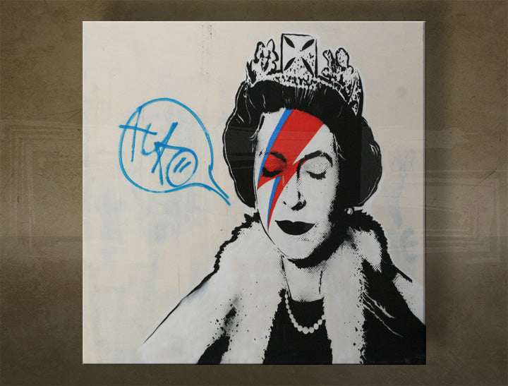 Πινακες σε καμβα ΤΕΤΡΑΓΩΝΟ Street ART - Banksy | BA041K1