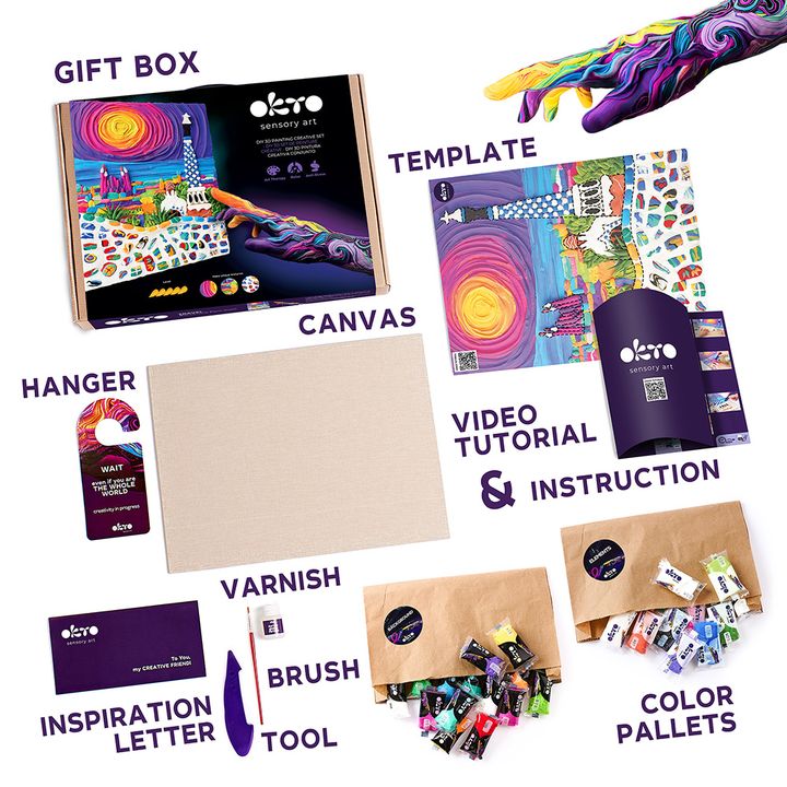 OKTO Δημιουργικό σετ 3D "Πάρκο Guell στη Βαρκελώνη" - εικόνα 3