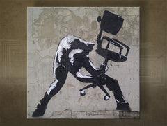 Πινακες σε καμβα ΤΕΤΡΑΓΩΝΟ Street ART - Banksy