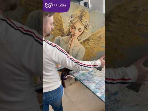 Πίνακες ζωγραφικής των αγγέλων Φύλακας των παιδιών | φινιρισμένο στο χέρι του καλλιτέχνη