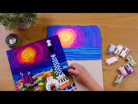 OKTO Δημιουργικό σετ 3D "Πάρκο Guell στη Βαρκελώνη" 30 x 40 cm