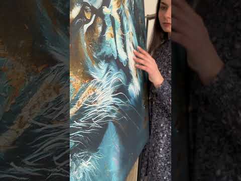 Ζωγραφική σε καμβά Εξοχικό σπίτι σε ένα χωράφι με λουλούδια | φινιρισμένο στο χέρι του καλλιτέχνη