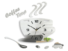 Ρολογια τοιχου COFFE TIME 3D MIRROR - εικόνα 2