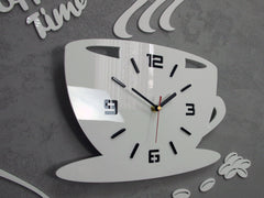 Ρολοι τοιχου COFFE TIME 3D WHITE - εικόνα 4