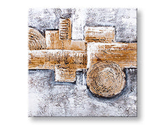 Ζωγραφισμένη εικόνα τοίχου ABSTRAKT 1 μέρος CFA12CX0947E1 - 50x50 cm