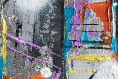 Ζωγραφισμένη τοιχογραφία CITY 1 μέρος CFACT007 - 70x50 cm