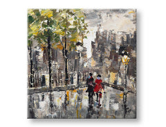 Ζωγραφισμένη εικόνα τοίχου TRANSITION 1 μέρος 70x70 cm CFAZH2708E1