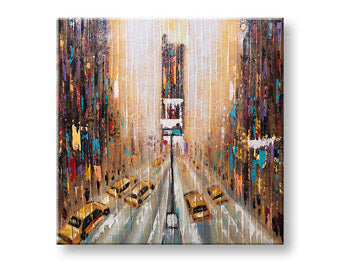 Ζωγραφισμένη τοιχογραφία CITY 1 μέρος 70x70 cm CFAZH2979E1