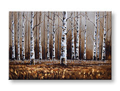 Ζωγραφισμένη τοιχογραφία TREES 1 μέρος 90x60 cm CFAZH5182E1