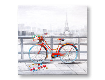 Ζωγραφισμένος πίνακας τοίχου PARIS 1 μέρος CFAZH5419E1 - 50x50 cm