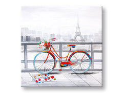 Ζωγραφισμένος πίνακας τοίχου PARIS 1 μέρος CFAZH5419E1 - 50x50 cm