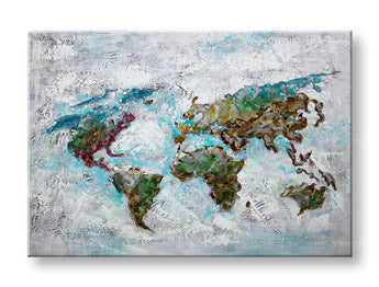 Ζωγραφισμένη εικόνα τοίχου EARTH 1 μέρος 100x70 cm CFAZH5578E1