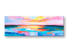 Ζωγραφισμένος πίνακας τοίχου WEST SLNKA 1-part CFAZH5625E1 - 120x40 cm