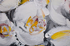 Ζωγραφισμένη εικόνα τοίχου FLOWERS 1 μέρος 90x60 cm