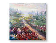 Ζωγραφισμένος πίνακας τοίχου LUKE 1-μέρος 70x70 cm CFAZH619E1